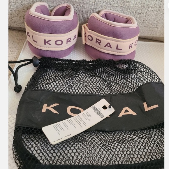 Koral Accessories - 🏷️NWT Koral Black Ankle Weights with Mesh Bag